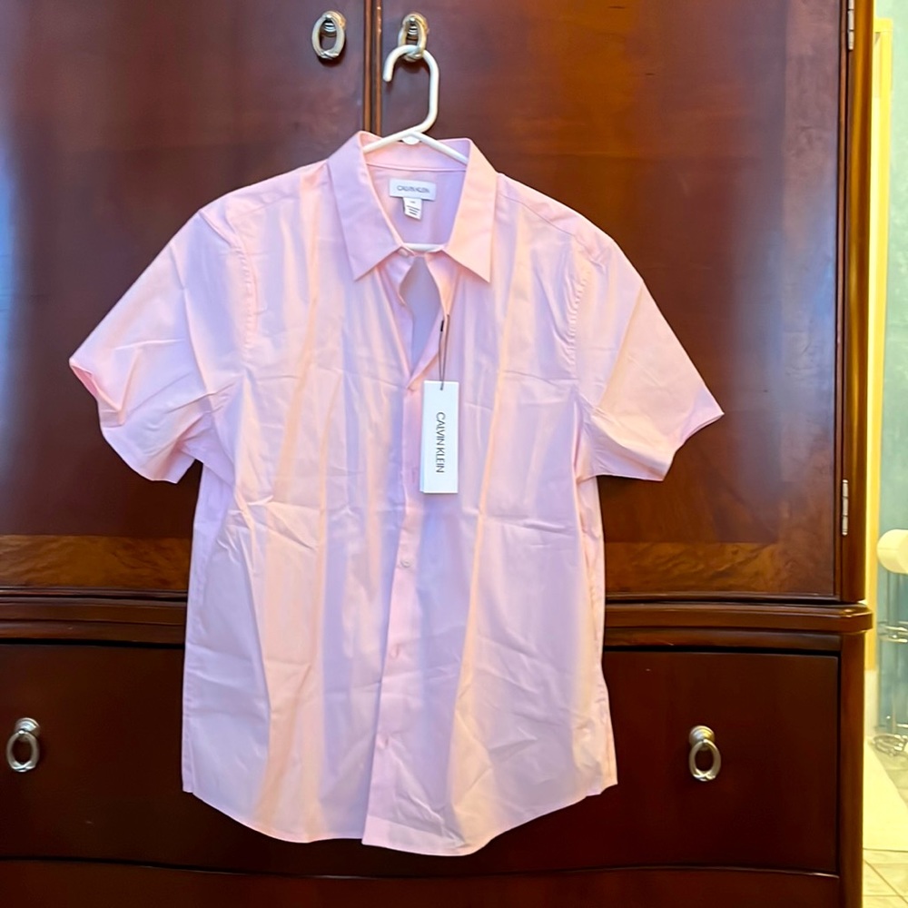 Brand new, Calvin Klein , short sleeve dress shirt